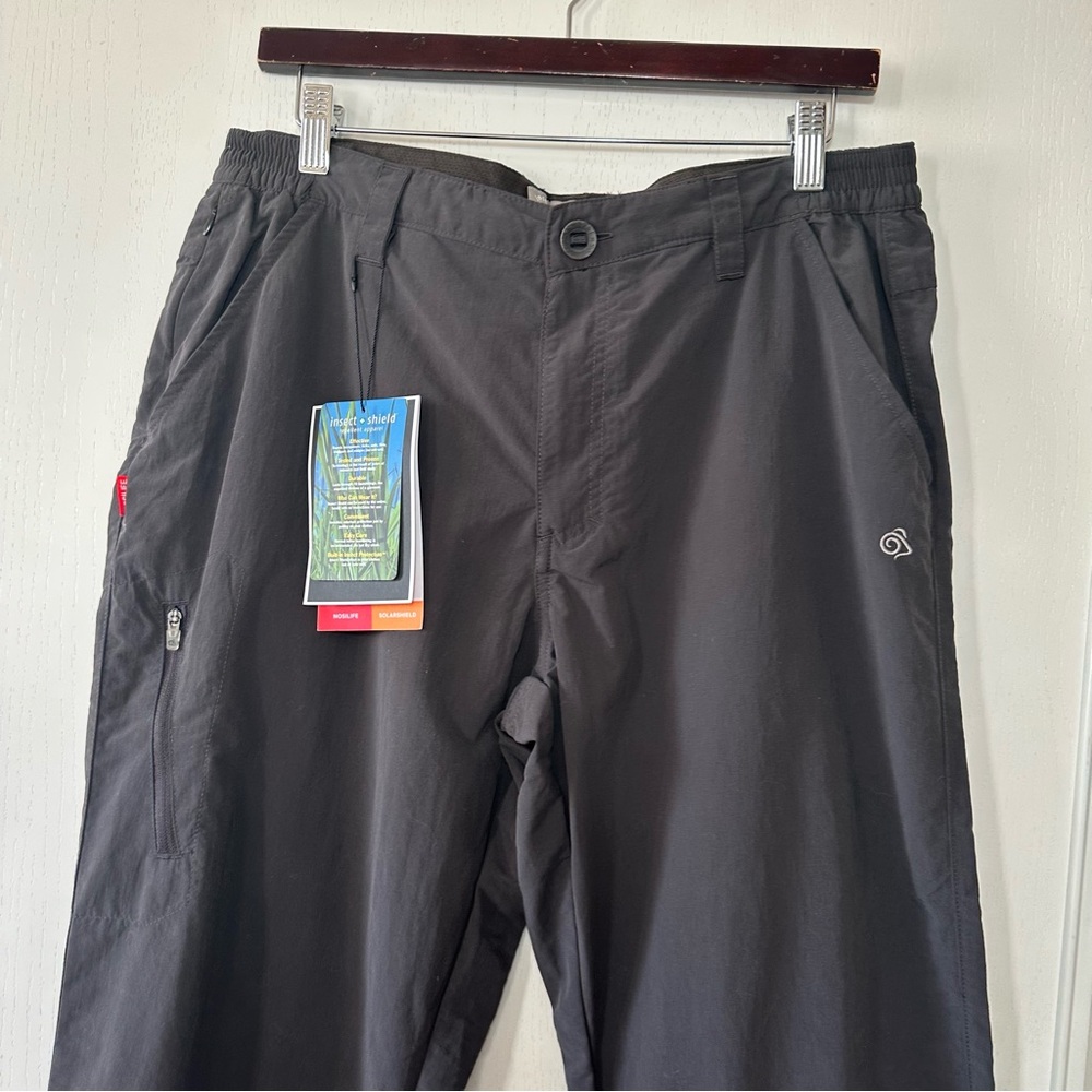 CRAGHOPPERS Men’s Black Pepper NL Insect Shield Repellent Trouser Pants-Size 36R - Picture 15 of 15